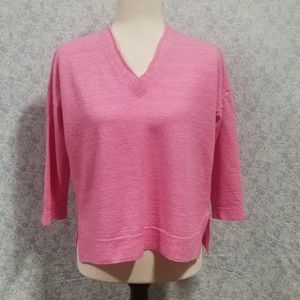 J.Crew V-neck oversized pullover sweater